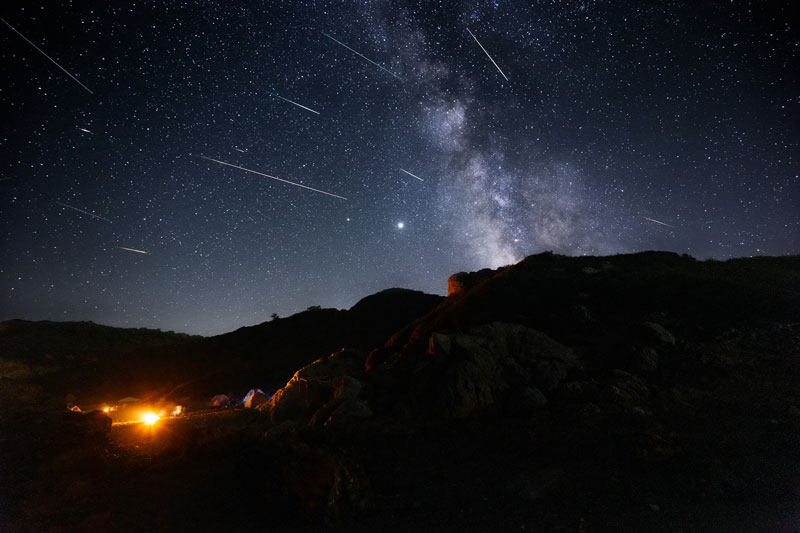 perseid meteor yağmuru